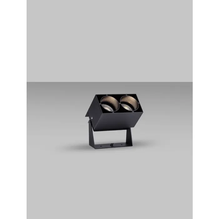 ANDER VANJSKA PODNA LED SVJETILJKA 10Watt 604Lm IP65 CCT 3000-4000-5000K CRNA