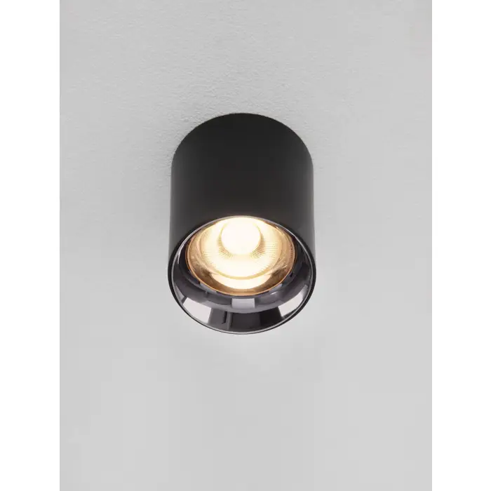 ANETO STROPNI REFLEKTOR CRNI LED 10W 600lm 3000K IP20