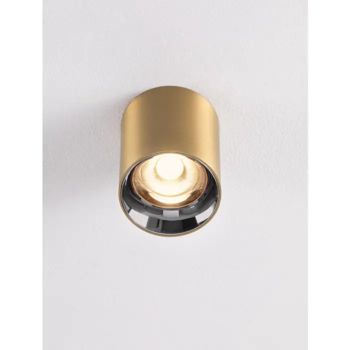 ANETO STROPNI REFLEKTOR ZLATNI LED 10W 600lm 3000K IP20