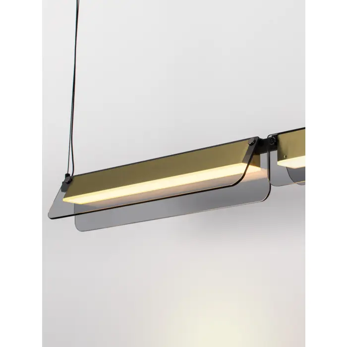 APNEA VISILICA LED/3000K/20W/2479Lm/CRNA & ZLATNA