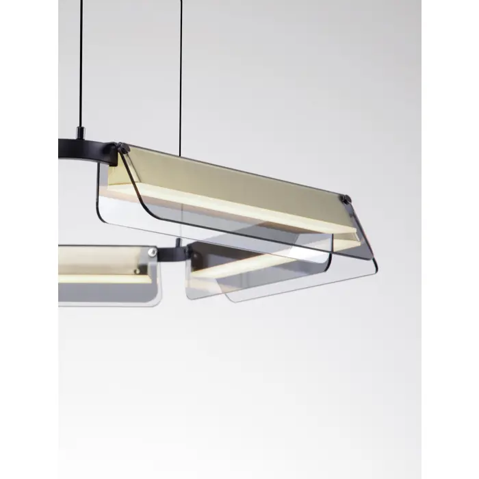 APNEA VISILICA LED/3000K/61W/6646Lm/CRNA & ZLATNA