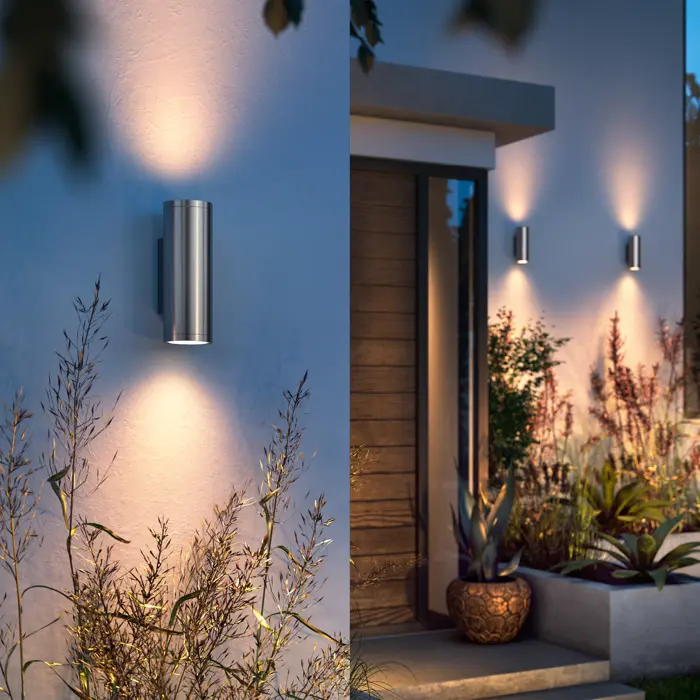 APPEAR PHILIPS HUE vanjski LED fenjer inox 2X8
