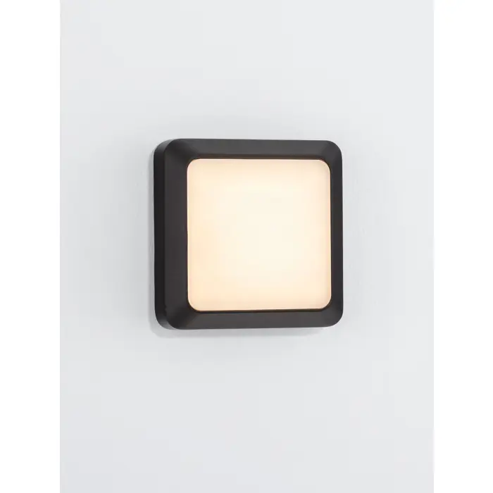 APPIA ZIDNA LAMPA LED 3000K 367lm IP54 CRNA