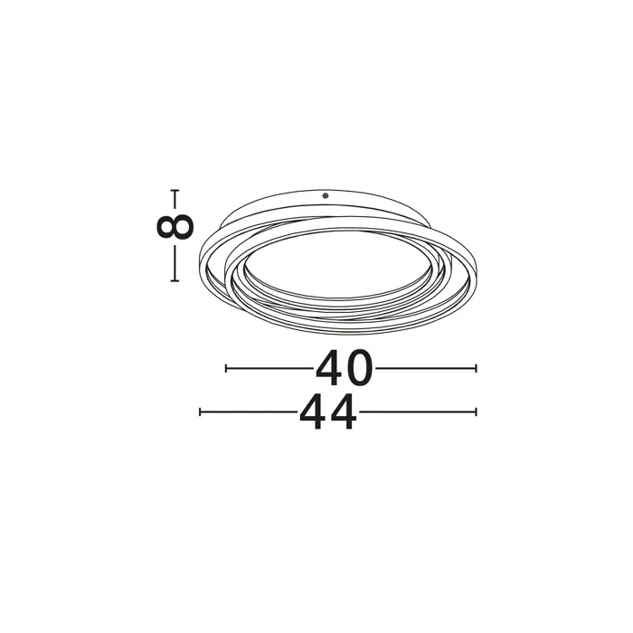 ARBOR PLAFONJERA LED 27W 810lm 3000K IP20