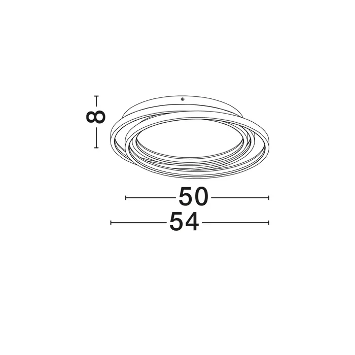 ARBOR PLAFONJERA LED 33W 1067lm 3000K IP20