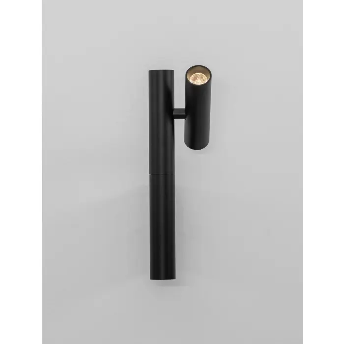 ARCO LED PRIGUŠIVA ZIDNA LAMPA CRNA 4W IP20 3000K