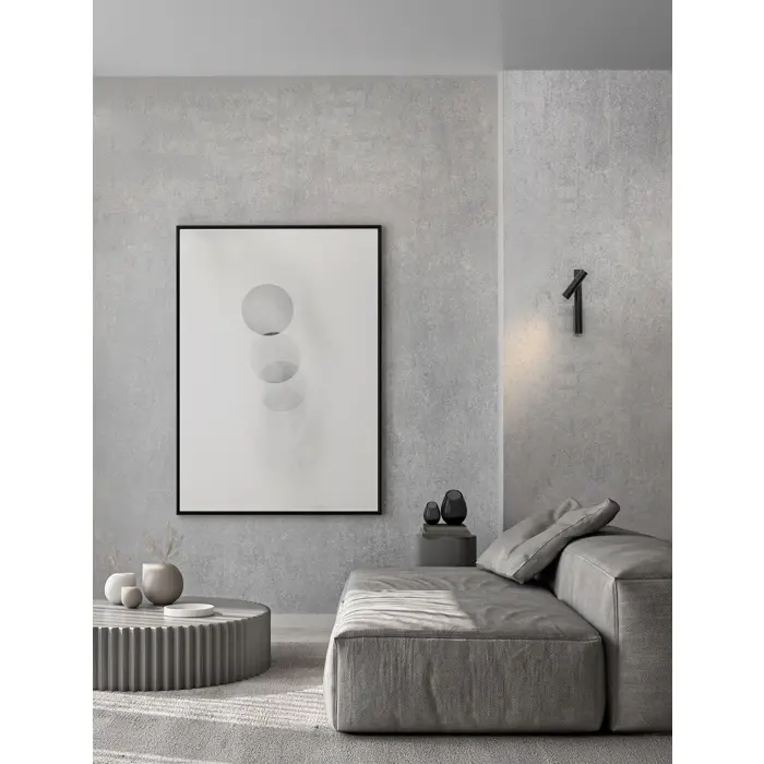 ARCO LED PRIGUŠIVA ZIDNA LAMPA CRNA 4W IP20 3000K