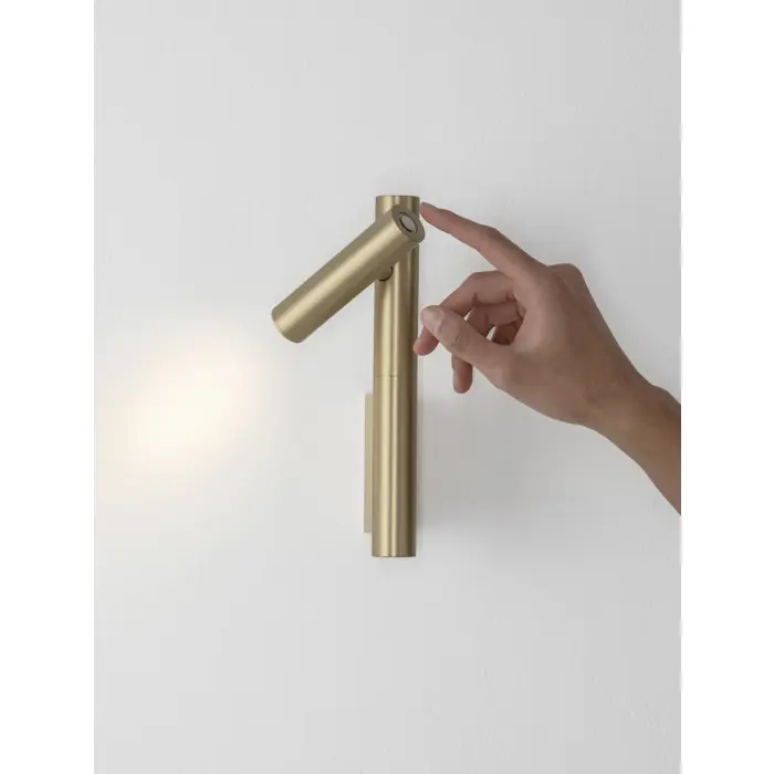 ARCO LED PRIGUŠIVA ZIDNA LAMPA ZLATNA 4W IP20 3000K