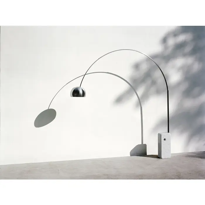 ARCO LED STAJAĆA SVJETILJKA E27/70W/H.2400mm/IP20 ALUMINIJ MRAMOR