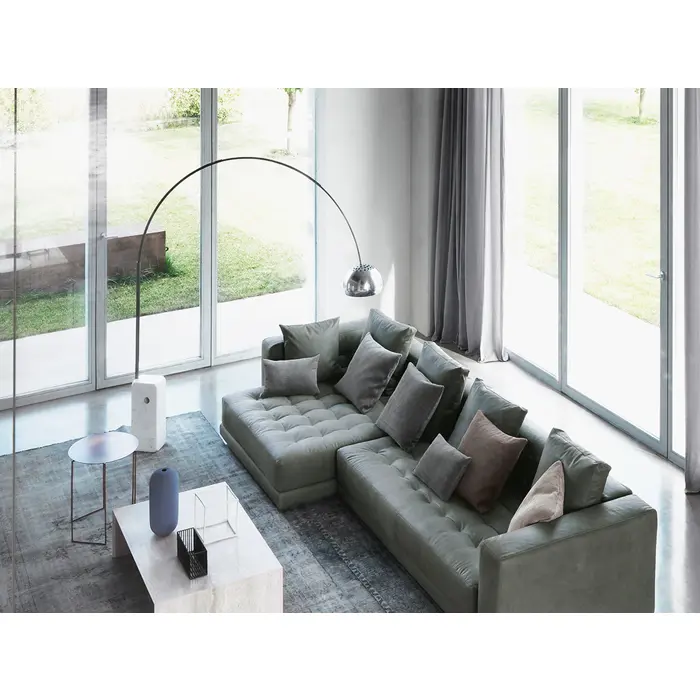 ARCO LED STAJAĆA SVJETILJKA E27/70W/H.2400mm/IP20 ALUMINIJ MRAMOR