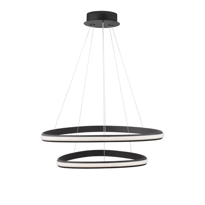 ARIES VISILICA LED 45W/3000K/2364lm/DIMM/IP20/CRNA