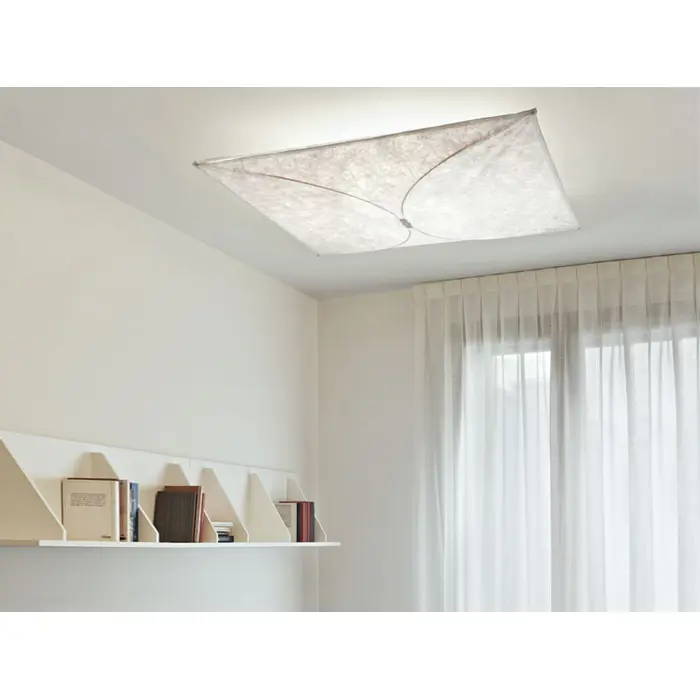 ARIETTE 1 STROPNA/ZIDNA SVJETILJKA 4xE27/40W/230V 80x80cm TKANINA