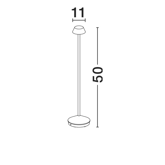 ARION STOLNA LAMPA LED 3000K 193lm IP65 RUST