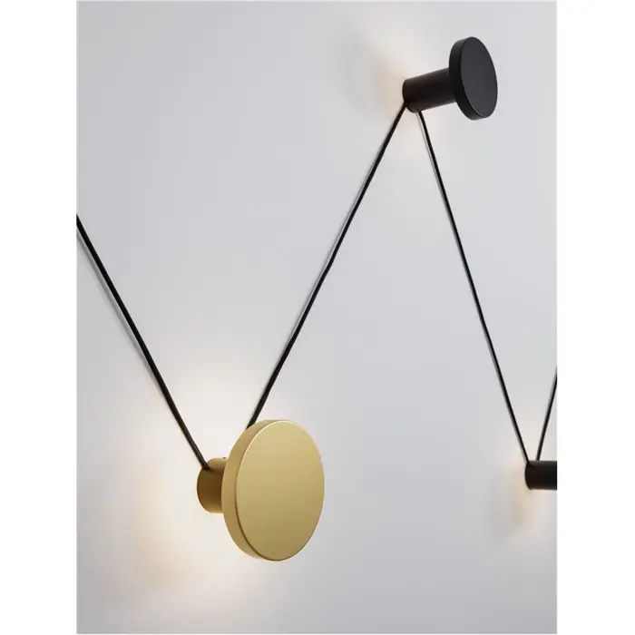 ARK ZIDNA LAMPA LED /3000K/34W/1034Lm/CRNA & ZLATNA