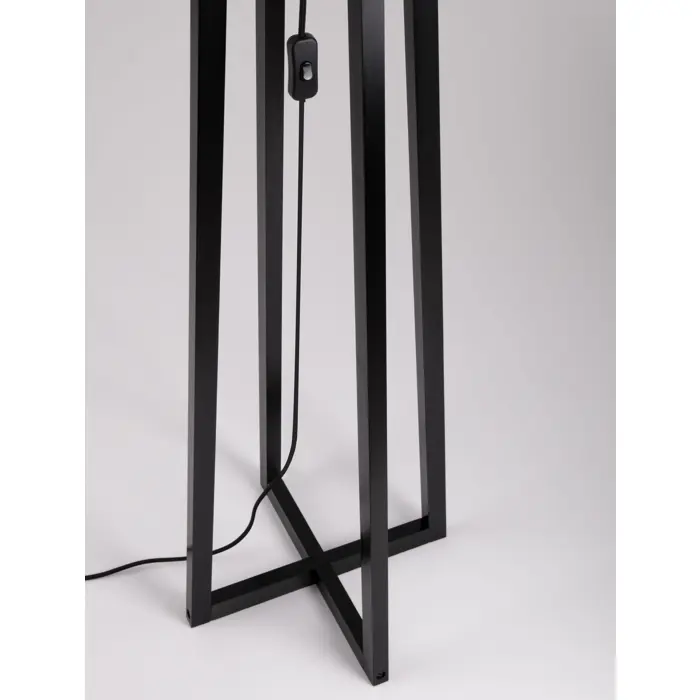 ARTIS STAJAĆA LAMPA E27/12W/CRNA & GRAY