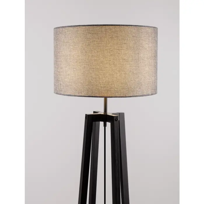 ARTIS STAJAĆA LAMPA E27/12W/CRNA & GRAY