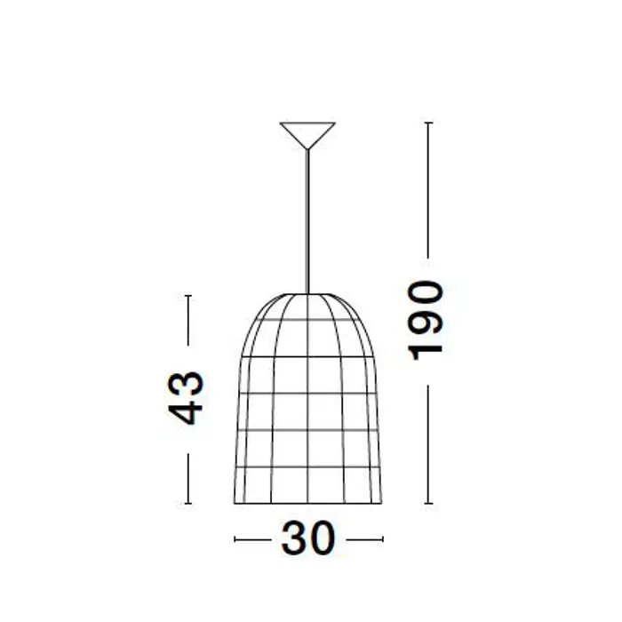 AURORA VISILICA E27 /IP20/DRVO