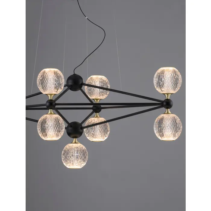 BELINDA VISILICA LED 42W/3000K/2238,28lm/DIMM/IP20/CRNA
