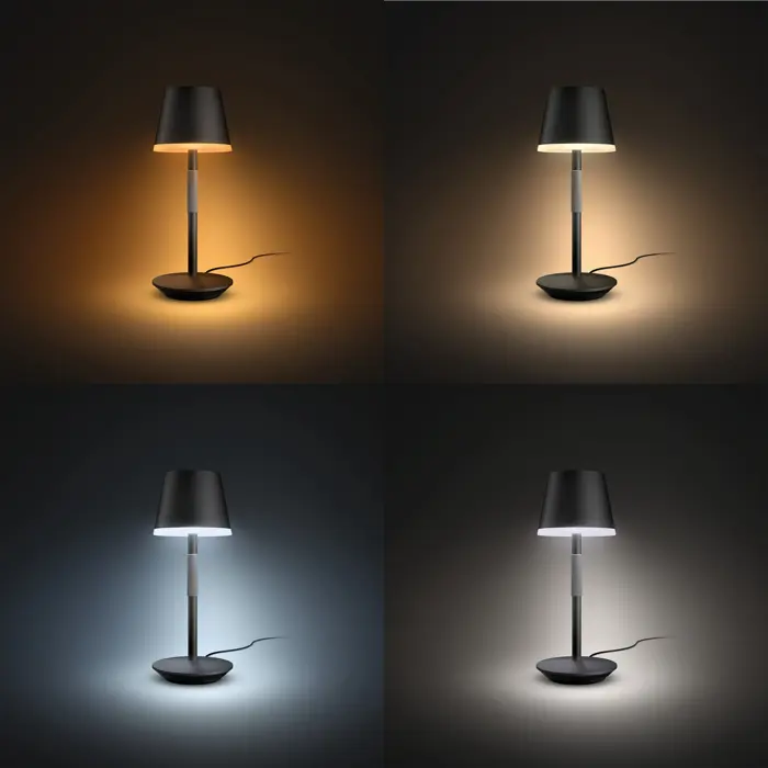 BELLE PHILIPS HUE pametna prijenosna LED svjetiljka LAMP crna