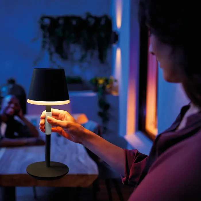 BELLE PHILIPS HUE pametna prijenosna LED svjetiljka LAMP crna