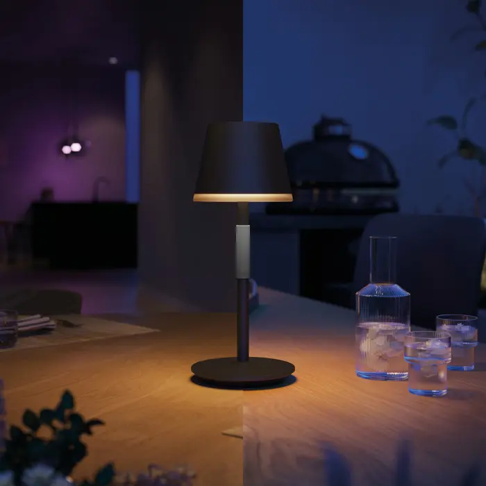 BELLE PHILIPS HUE pametna prijenosna LED svjetiljka LAMP crna