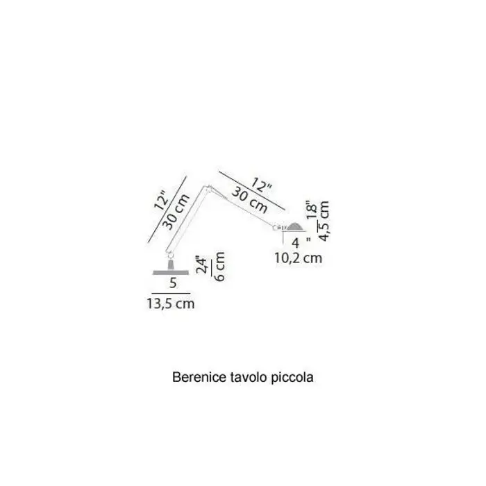 BERENICE MALA STOLNA SVJETILJKA KOMPLET CRNA GY6.35