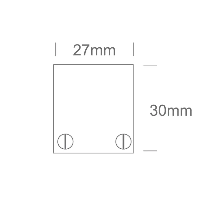 MAGNETNA ŠINA 48V/1m NADGRADNA MINI 30×27mm BIJELA