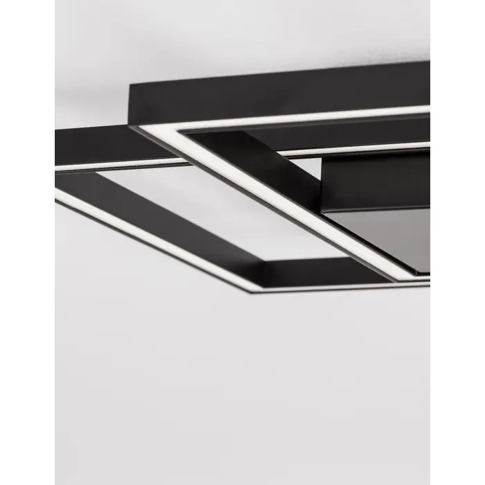 BILBAO PLAFONSKA SVJETILJKA LED 25W/3000K/1600lm/IP20/CRNA