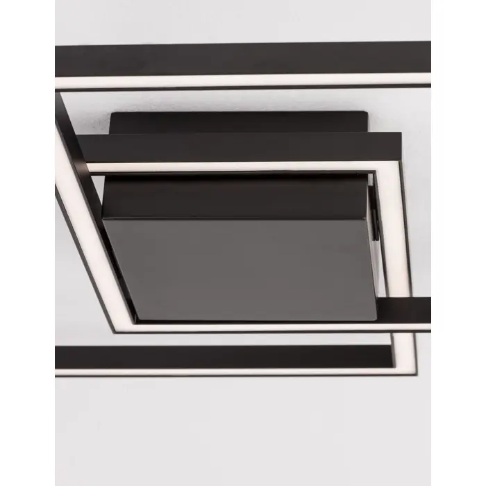 BILBAO PLAFONSKA SVJETILJKA LED 25W/3000K/1600lm/IP20/CRNA