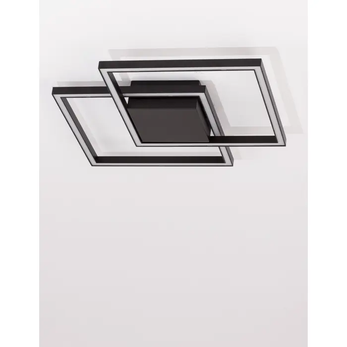 BILBAO PLAFONSKA SVJETILJKA LED 25W/3000K/1600lm/IP20/CRNA
