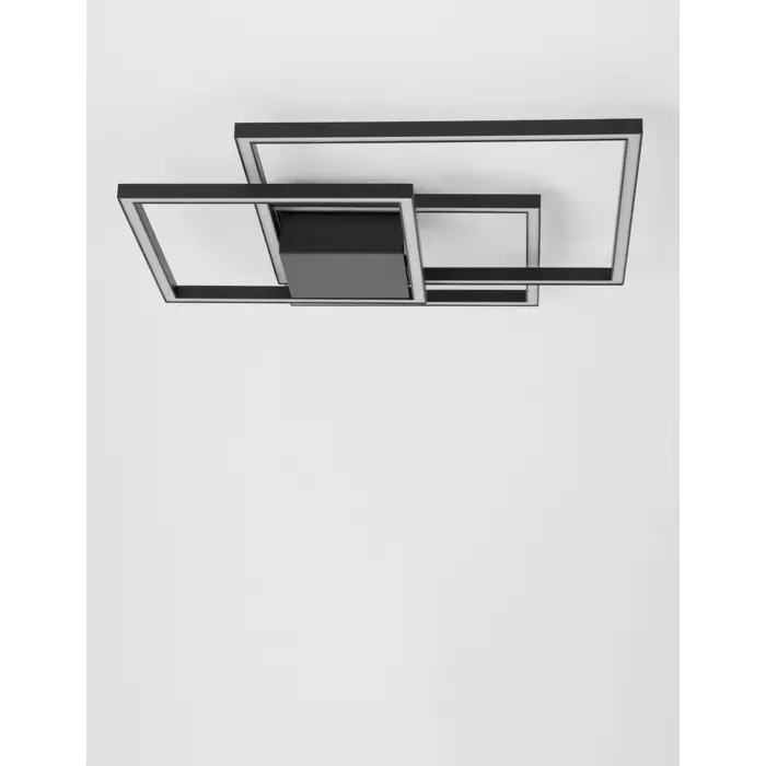 BILBAO PLAFONSKA SVJETILJKA LED 42W/3000K/2650lm/IP20/CRNA