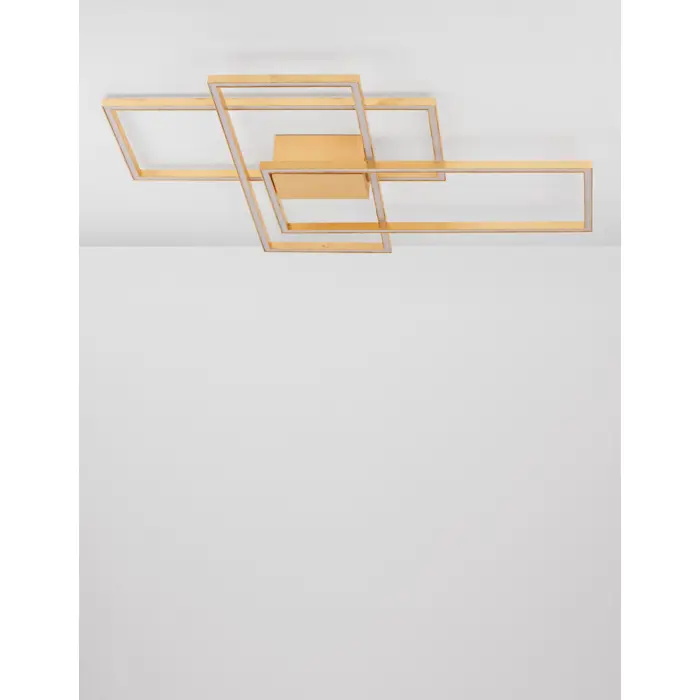 BILBAO PLAFONSKA SVJETILJKA LED 55W/3000K/3550lm/DIMM/IP20/ZLATNA