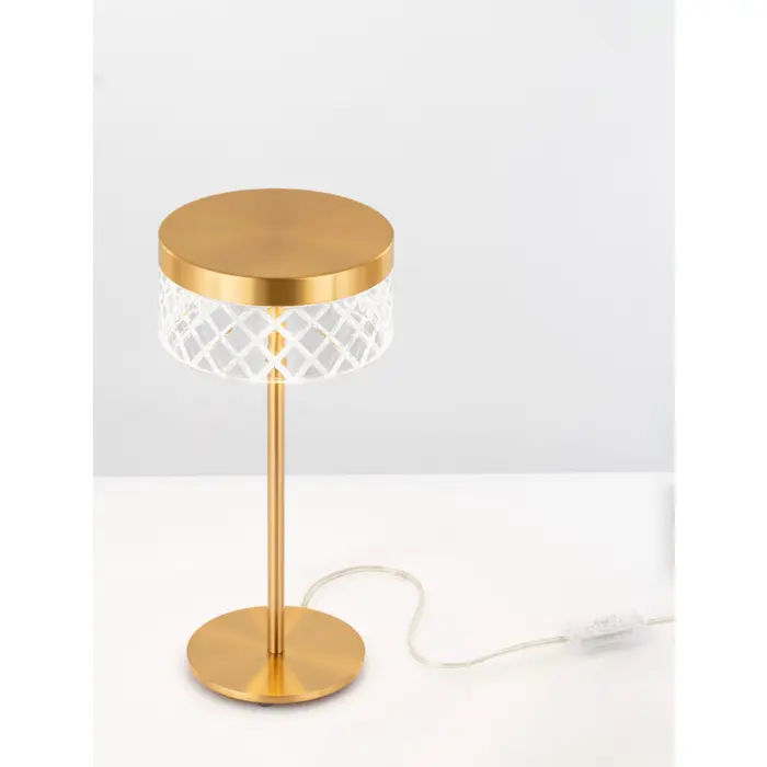 BION STOLNA LAMPA LED/3000K/6W/383Lm/BRASS GOLD
