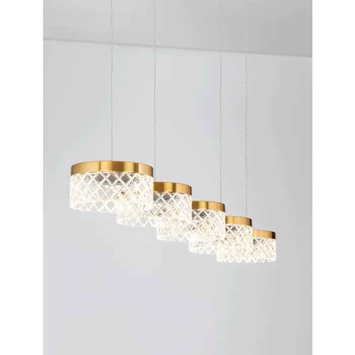 BION VISILICA LED/3000K/32W/2040Lm/BRASS GOLD