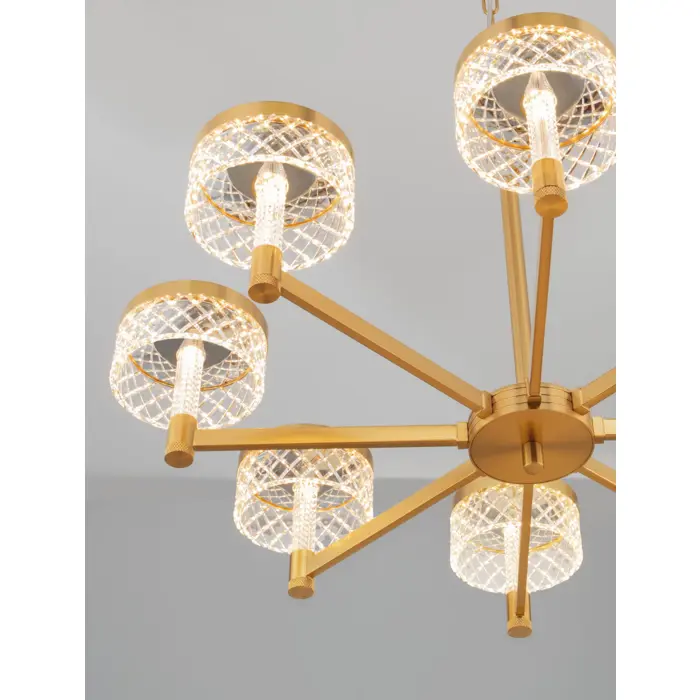 BION VISILICA LED/3000K/48W/3094Lm/BRASS GOLD
