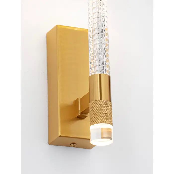 BION ZIDNA LAMPA LED/3000K/8W/490Lm/BRASS GOLD