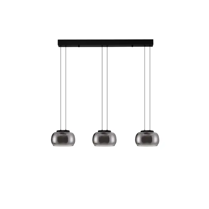 BIOS VISILICA LED /3000K/25W/1515Lm/CRNA & SMOKY GRAY