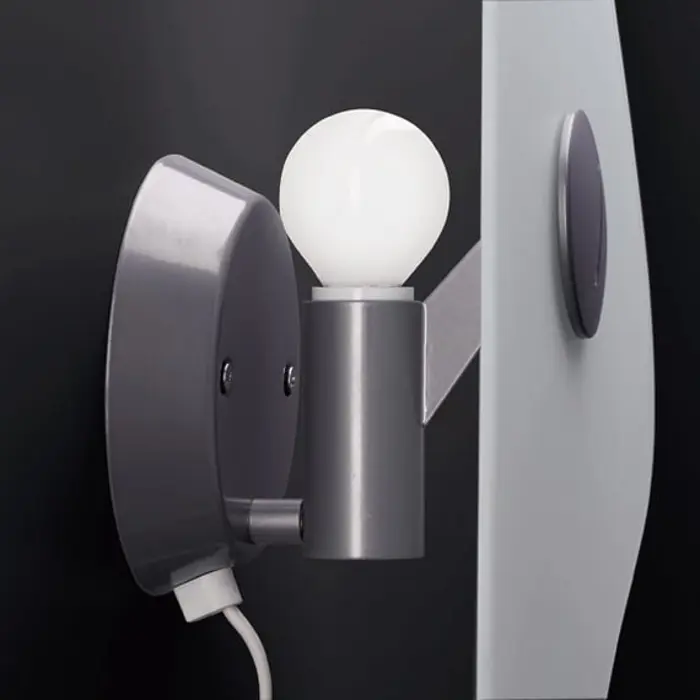 BIT 1 ZIDNA LAMPA E14 SATENSKO BIJELA
