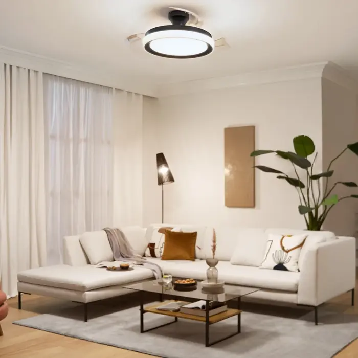 BLISS PHILIPS LED stropni ventilator DC 28W+35W crni + daljinski upravljač