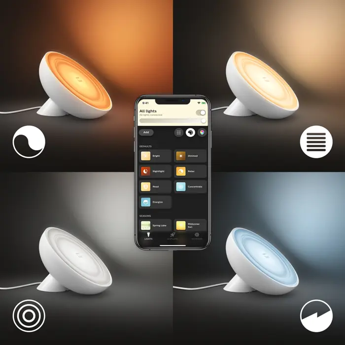 BLOOM PHILIPS HUE prijenosna LED svjetiljka GEN4 bijela