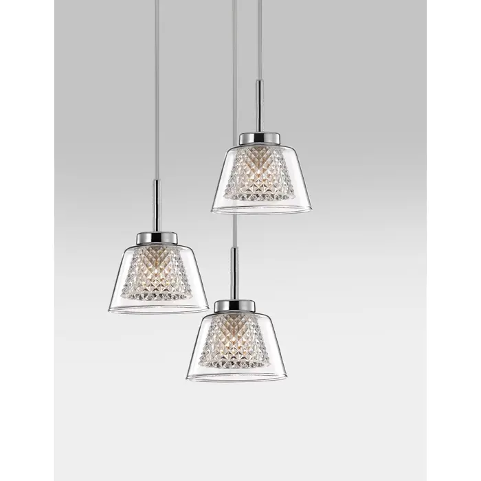 BOCCALE VISILICA G9 /IP20/KROM & PROZIRNA