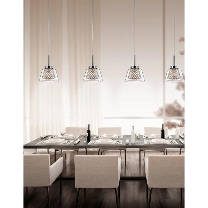 BOCCALE VISILICA G9 /IP20/KROM & PROZIRNA