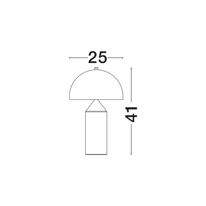BOLT STOLNA LAMPA E27 IP20/ZLATNA