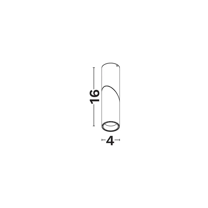 BOSTON NADGRADNA SVJETILJKA CRNA LED 6 Watt 230 Volt