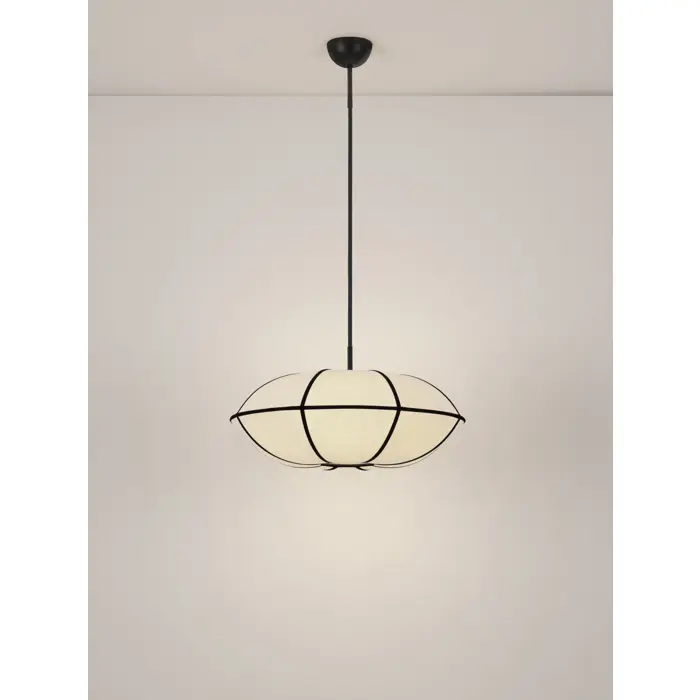 BRERA 70 Visilica Grlo E27 1x12 W IP20 crna/bež