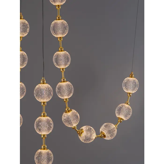 BRILLANTE VISILICA LED 134W/3200K/8530lm/DIMM/IP20/ZLATNA