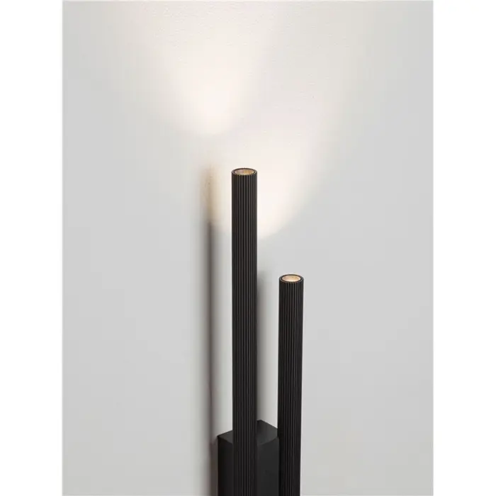 BRILLIA LED ZIDNA SVJETILJKA CRNA 11W CCT 2700-3000-4000K TRIAK PRIGUŠLJIVA