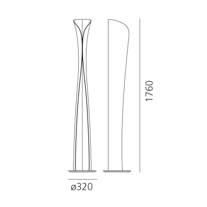 CADMO LED STAJAĆA SVJETILJKA BIJELA 44W 220V-240V 3000K 4003lm