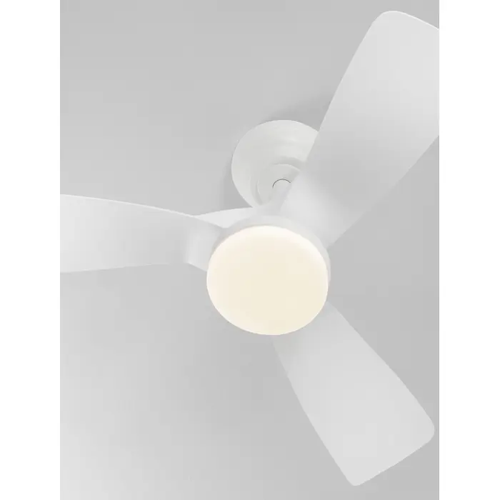 CAELIA BIJELI VENTILATOR S LED SVJETILJKOM I DALJINSKIM 20+30W IP20 CCT