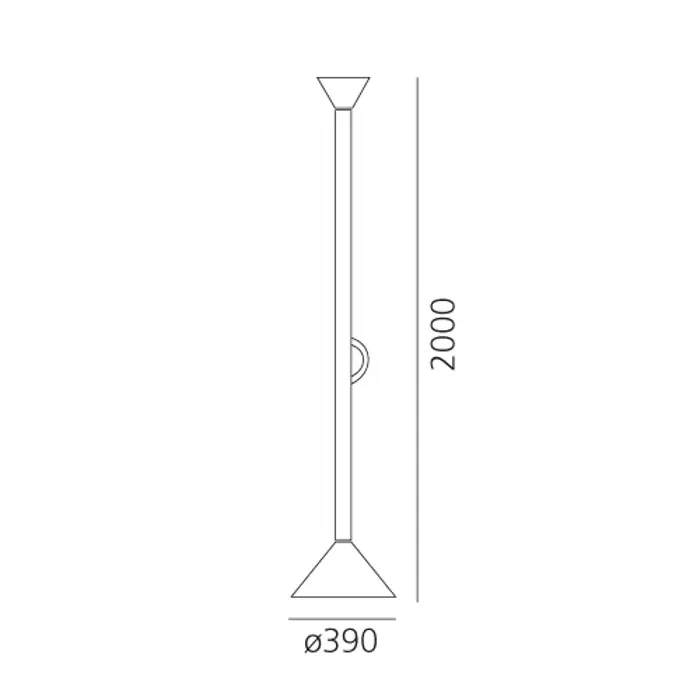 CALLIMACO LED STAJAĆA SVJETILJKA 3225lm/2700K ARTEMIDE